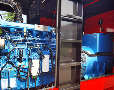博天堂网址400KW/400V发电机应用于国内某租赁项目